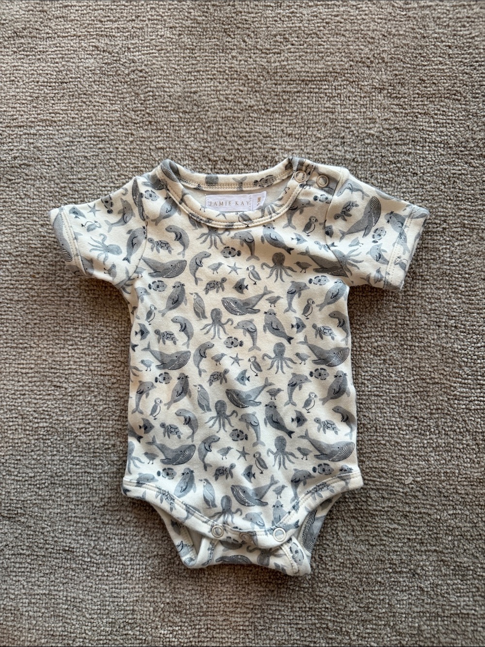 Jamie Kay Cream Ocean Creature Bodysuit